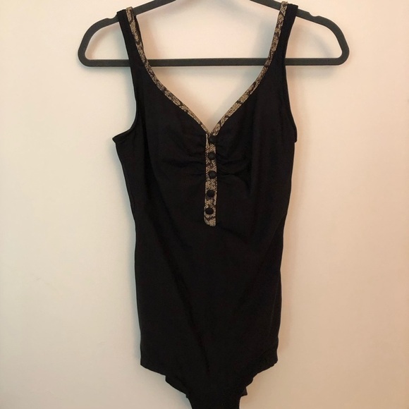 VTG~Maxine of Hollywood~One Piece Swimsuit~Medium - Picture 1 of 7